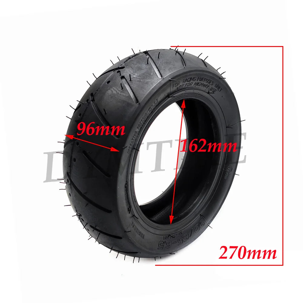 11 Inch Tubeless Tire 90/65-6.5 110/50-6.5 Vacuum Tyre for 47/49CC Mini Motorcycle Front and Rear Wheel Parts
