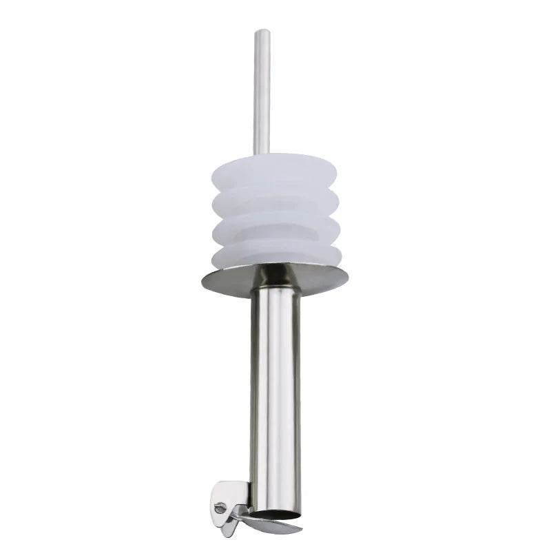 1PC Stainless Steel Oil Bottle Spout Pourer/Mouth with Stopper Flask Dry Red Wine Pot Bottle Cork Plug Olive Pourer Dispenser - P12 Hub Europe