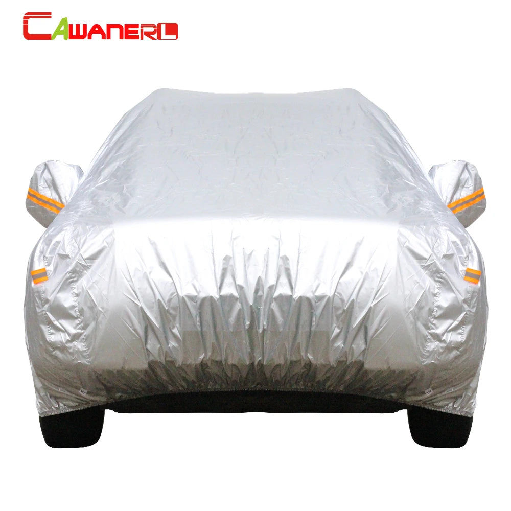 Cawanerl Car Cover Auto Anti UV Sun Rain Snow Protector Dust Proof Cover For Hyundai Atos Galloper Getz H-1 i10 i20 i30 i45 i800