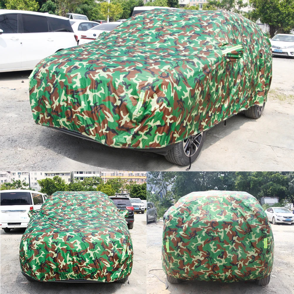 Cawanerl Car Cover Auto Anti UV Sun Rain Snow Protector Dust Proof Cover For Hyundai Atos Galloper Getz H-1 i10 i20 i30 i45 i800