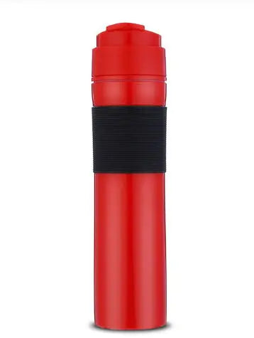 iCafilas 350ML Coffee Tea Portable French Press Coffee Maker Coffee Bottle Insulated Travel Mug Hand Pressure Coffee Pot For Car