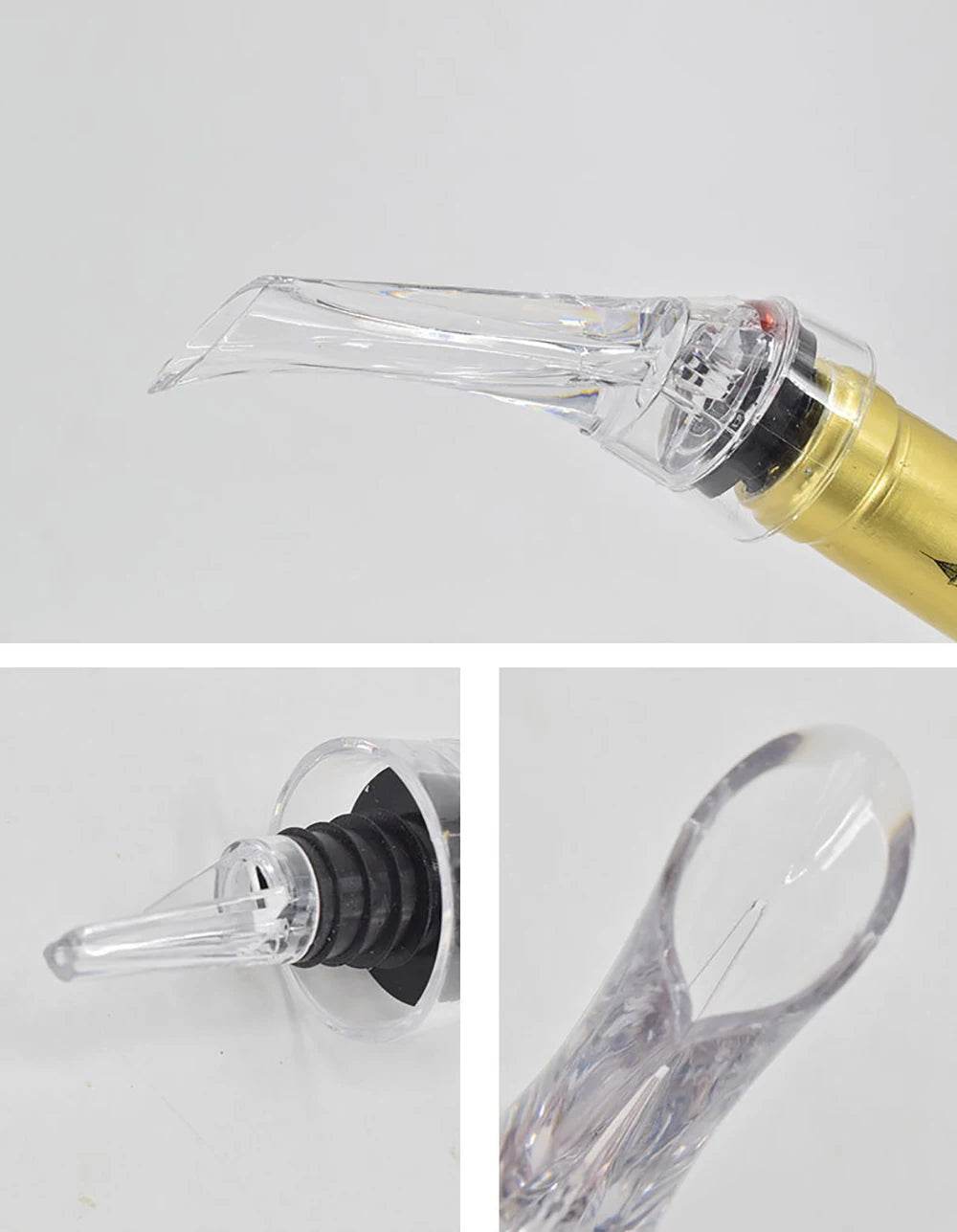 UPORS Wine Aerator Pourer Premium Aerating Pourer Red Wine Decanter Cap Spout Stopper Bottle Mouth Dispenser Decanter Spout - P12 Hub Europe