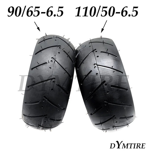 11 Inch Tubeless Tire 90/65-6.5 110/50-6.5 Vacuum Tyre for 47/49CC Mini Motorcycle Front and Rear Wheel Parts