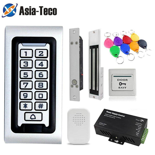 Access Control KitRFID Metal 125KHz, Magnetic/Strike Lock, 1000 Users - P12 Hub Europe