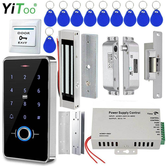 Fingerprint Door Lock Waterproof RFID, Password, Outdoor Access - P12 Hub Europe