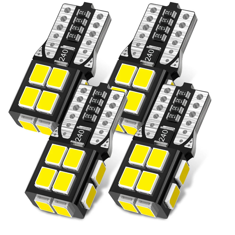 AUXITO W5W LED CANBUS Bulb T10 LED 168 194 For Car Clearance Parking Number Plate Lamp Interior Lights 6000K 12V Signal Lamp