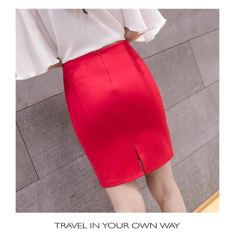 Women's Elegant Pencil Skirt - P12 Hub Europe
