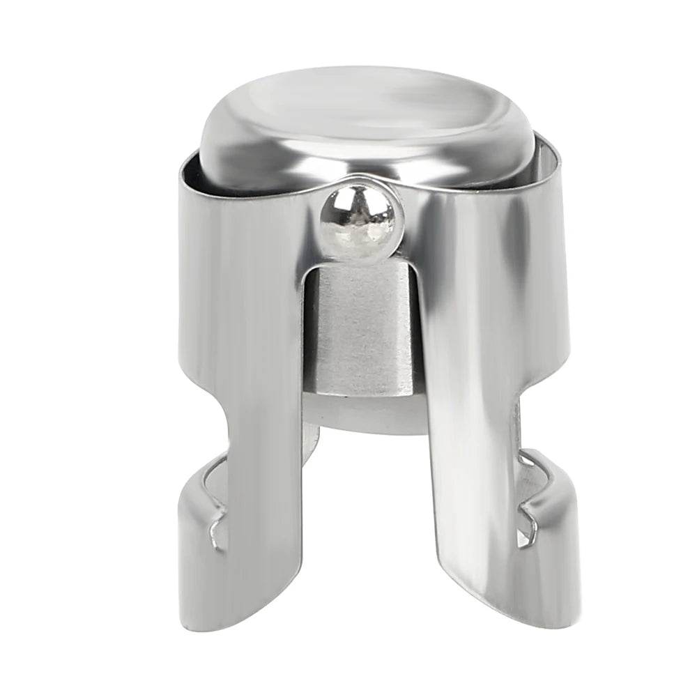 Wine Bottle Stopper Wine Beer Bottle Cork Plug Stainless Steel Champagne Sparkling stopper Bar Tools 1PC Sealing Bottle Cap - P12 Hub Europe