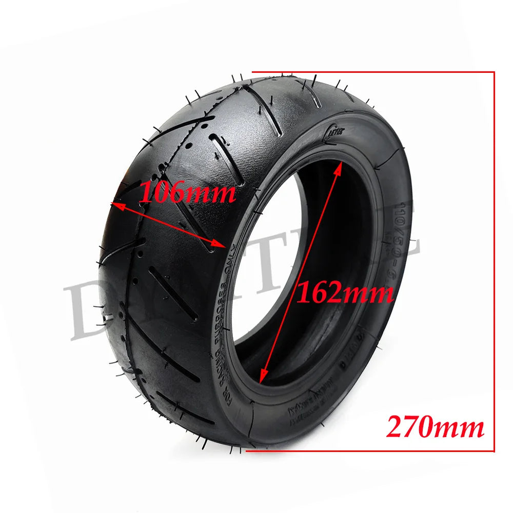 11 Inch Tubeless Tire 90/65-6.5 110/50-6.5 Vacuum Tyre for 47/49CC Mini Motorcycle Front and Rear Wheel Parts