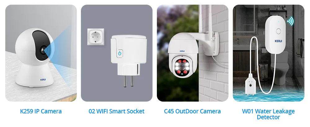 Alarm Smart KERUI W181 WiFi GSM Tuya - P12 Hub Europe