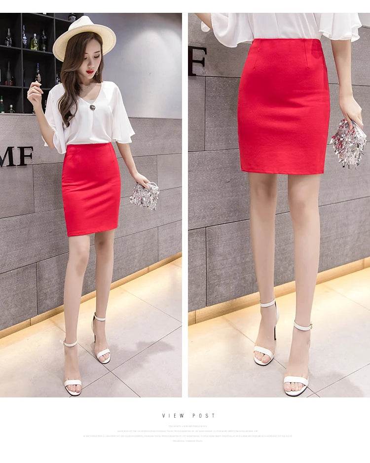 Women's Elegant Pencil Skirt - P12 Hub Europe