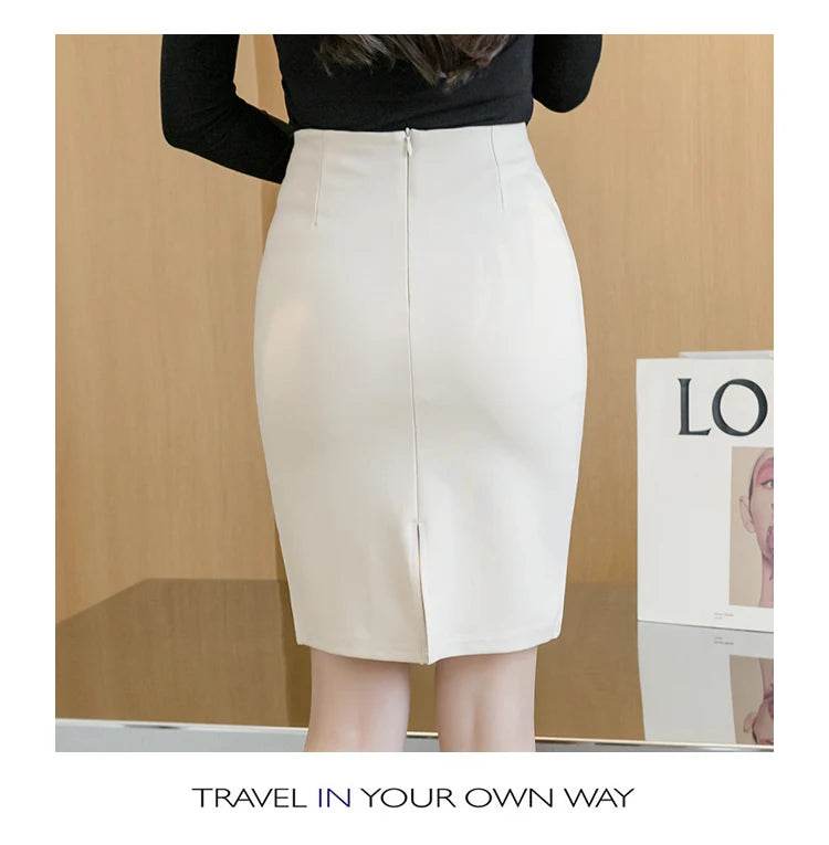 Women's Elegant Pencil Skirt - P12 Hub Europe