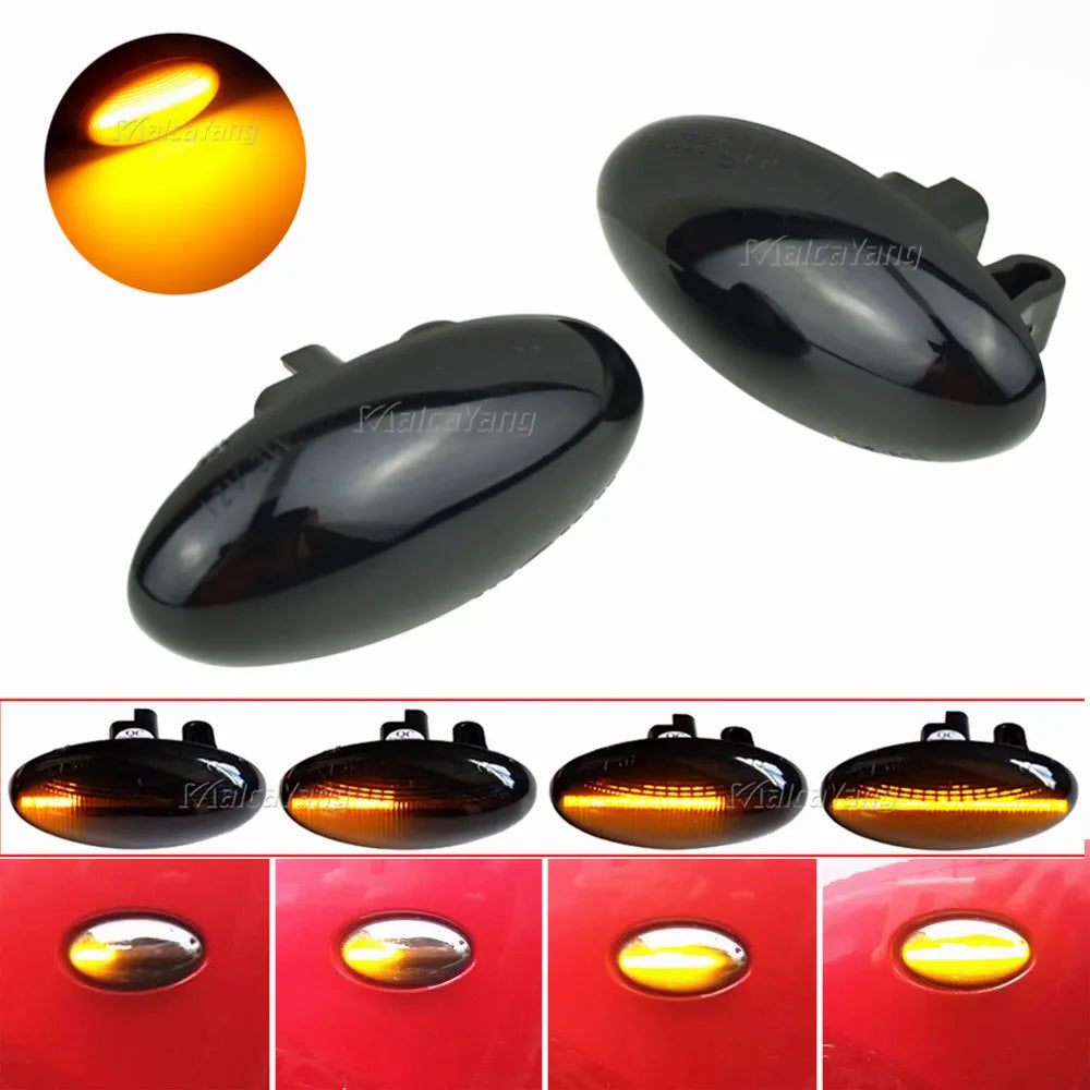 LED Turn Signal Side Marker Lights Blinker Lamp For Citroen Berlingo Xsara Picasso Jumpy Elysee Crosser Dispatch C1 C2 C3 C4 C5