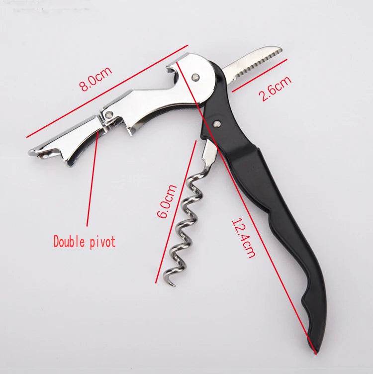 Double Fulcrum Hippocampus Wine Corkscrew Multi-Purpose Stainless Steel Beer Corkscrew Wine Gift - P12 Hub Europe