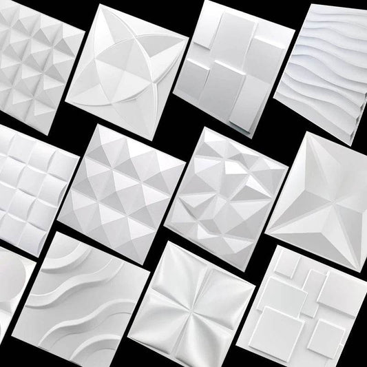 30x30cm 3D three-dimensional wall sticker decorative living room wallpaper mural waterproof 3D wall panel mold bathroom kitchen - P12 Hub Europe