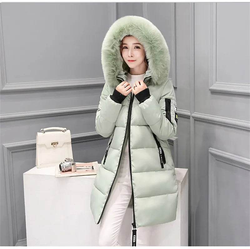 Warm Fur Hooded Parka - P12 Hub Europe