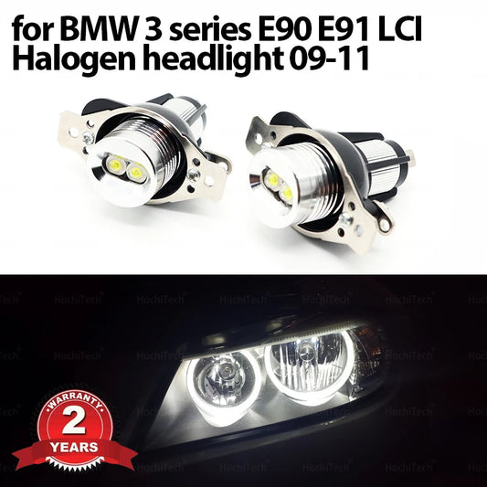 Daytime Light 20W High Power Long Lasting Life 328i 335i angel eyes for BMW 3 series E90 E91 LCI gen Headlight LED Marker