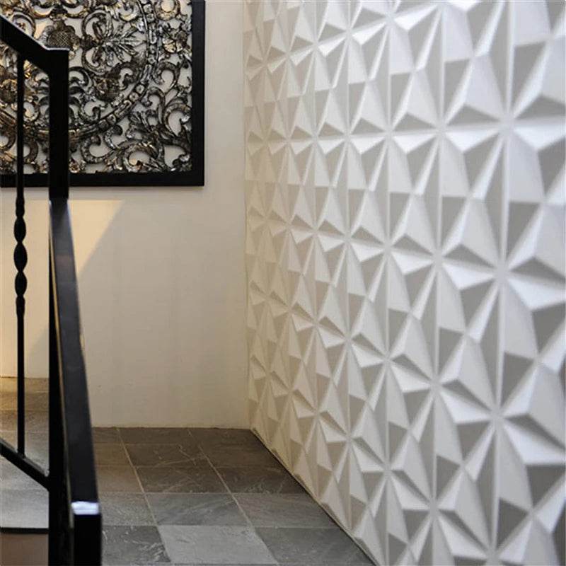 30x30cm 3D three-dimensional wall sticker decorative living room wallpaper mural waterproof 3D wall panel mold bathroom kitchen - P12 Hub Europe