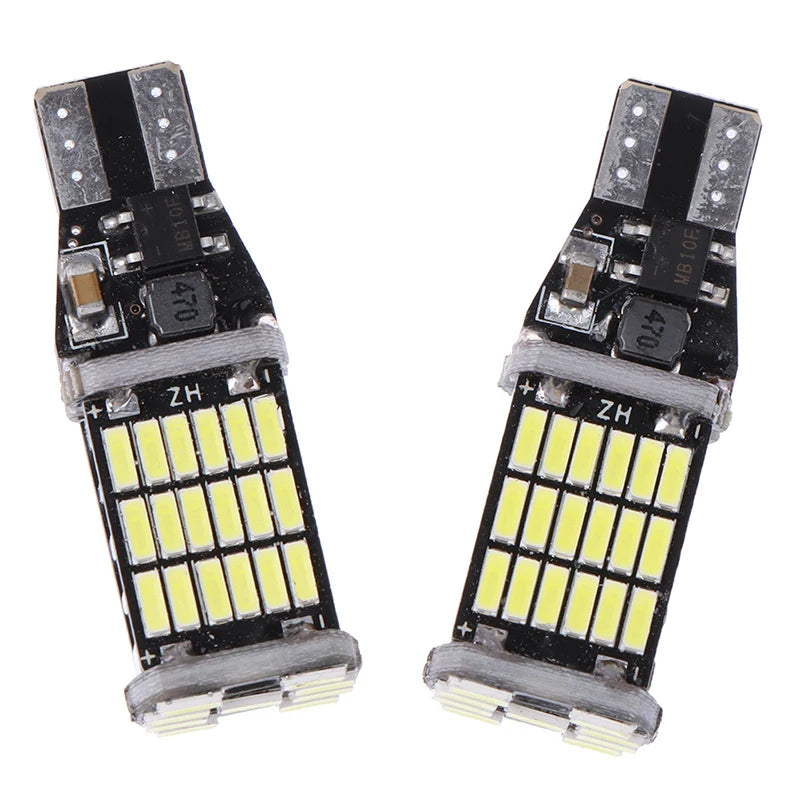 Hot sale 2Pcs DC 12V Canbus T16 T15 921 W16W LED Bulb Car Backup Reverse Lights 6000K