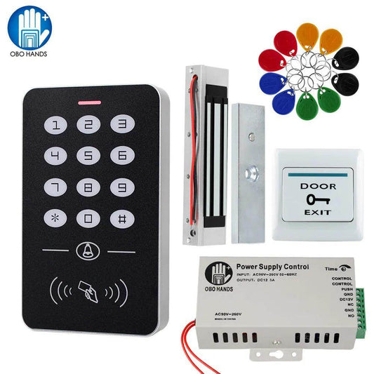 RFID Access Control Kit | 180KG Mag/Strike Lock, 1000 User - P12 Hub Europe