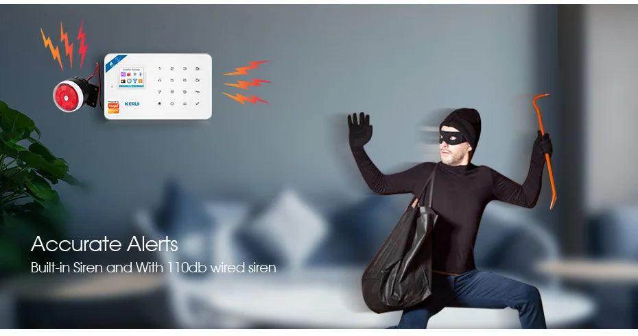 Alarm Smart KERUI W181 WiFi GSM Tuya - P12 Hub Europe
