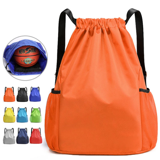 Drawstring Pocket Backpack Men And Wome Simple Travel Backpack Large Capacity Drawstring Fitness Sports Bag