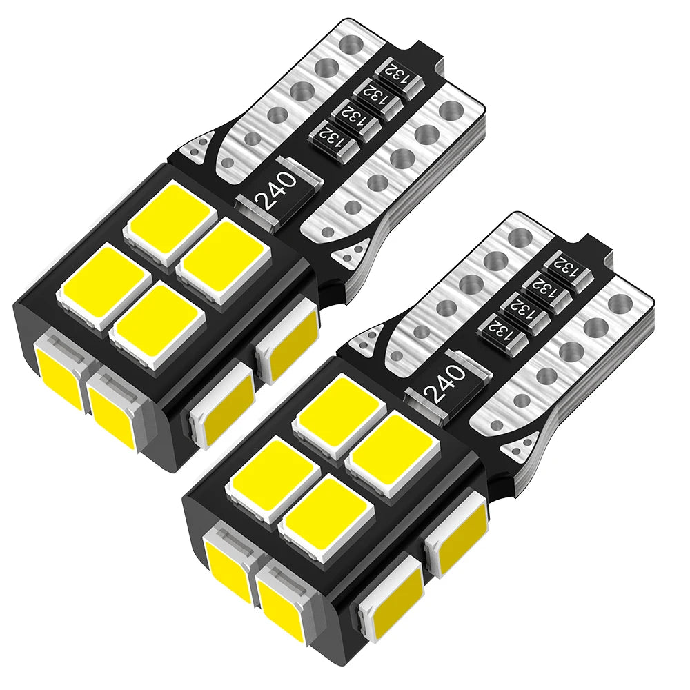 AUXITO W5W LED CANBUS Bulb T10 LED 168 194 For Car Clearance Parking Number Plate Lamp Interior Lights 6000K 12V Signal Lamp