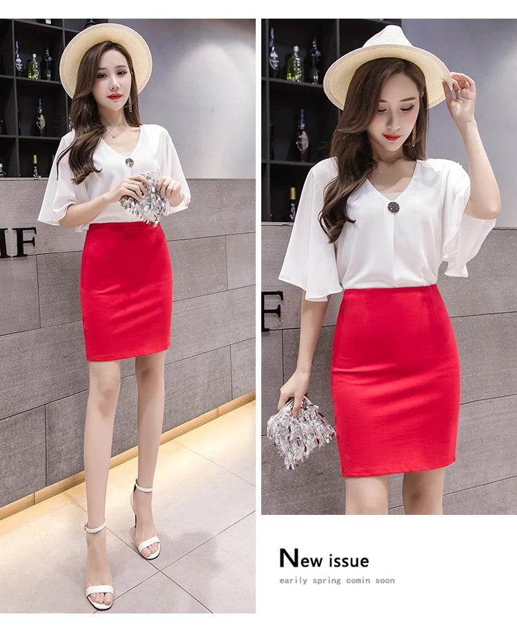 Women's Elegant Pencil Skirt - P12 Hub Europe