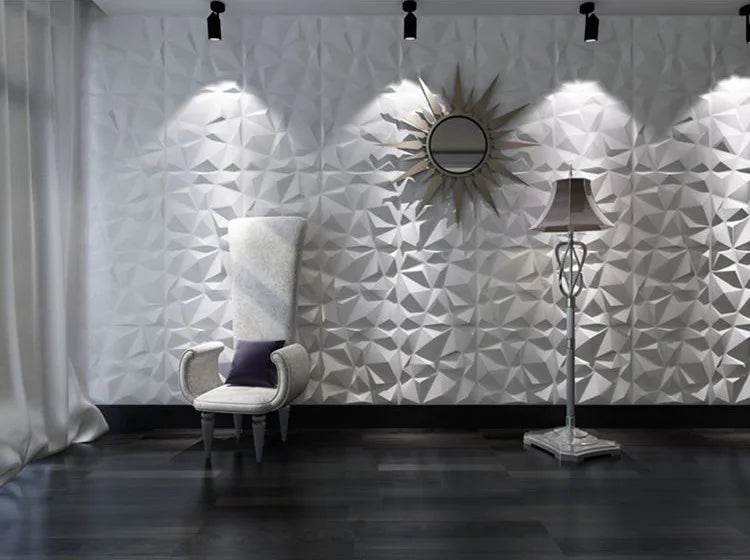 30x30cm 3D three-dimensional wall sticker decorative living room wallpaper mural waterproof 3D wall panel mold bathroom kitchen - P12 Hub Europe