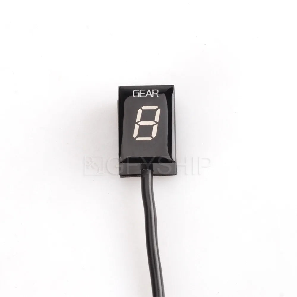 For Buell XB12STT Lightning Super TT ALL YEARS Motorcycle Gear Indicator 1-6 Level Digital Gear Meter