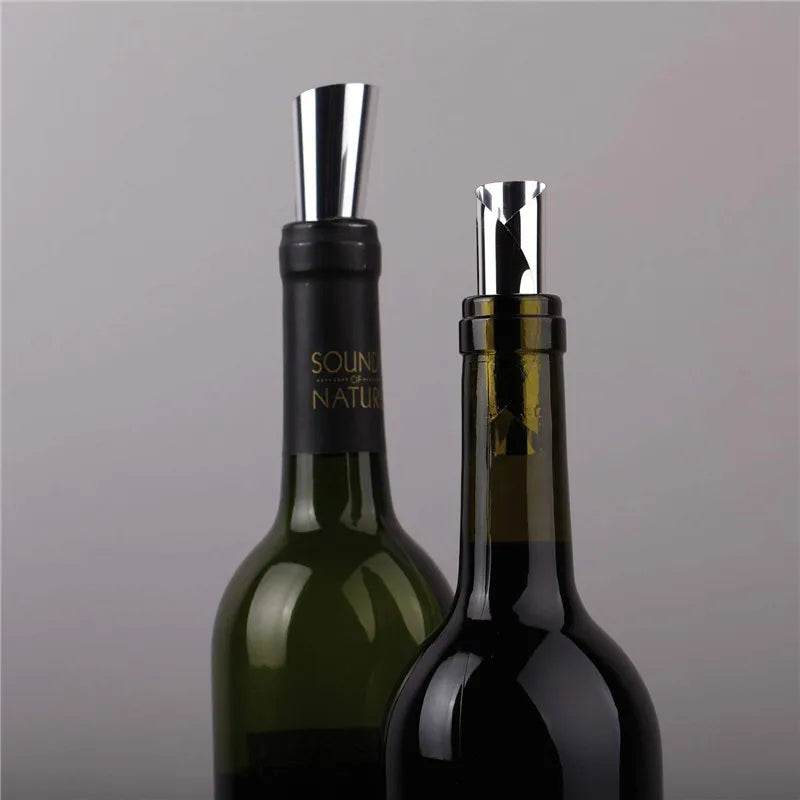 10/20pcs/ Set Silver Aluminum Foil Wine Pourer Disc Foldable Flexible Reusable Mini Drip Stop Pour Spouts Disk - P12 Hub Europe