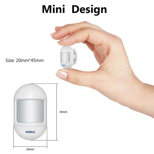 Mini PIR Motion Detector Wireless | Magnetic Base KERUI Alarm - P12 Hub Europe