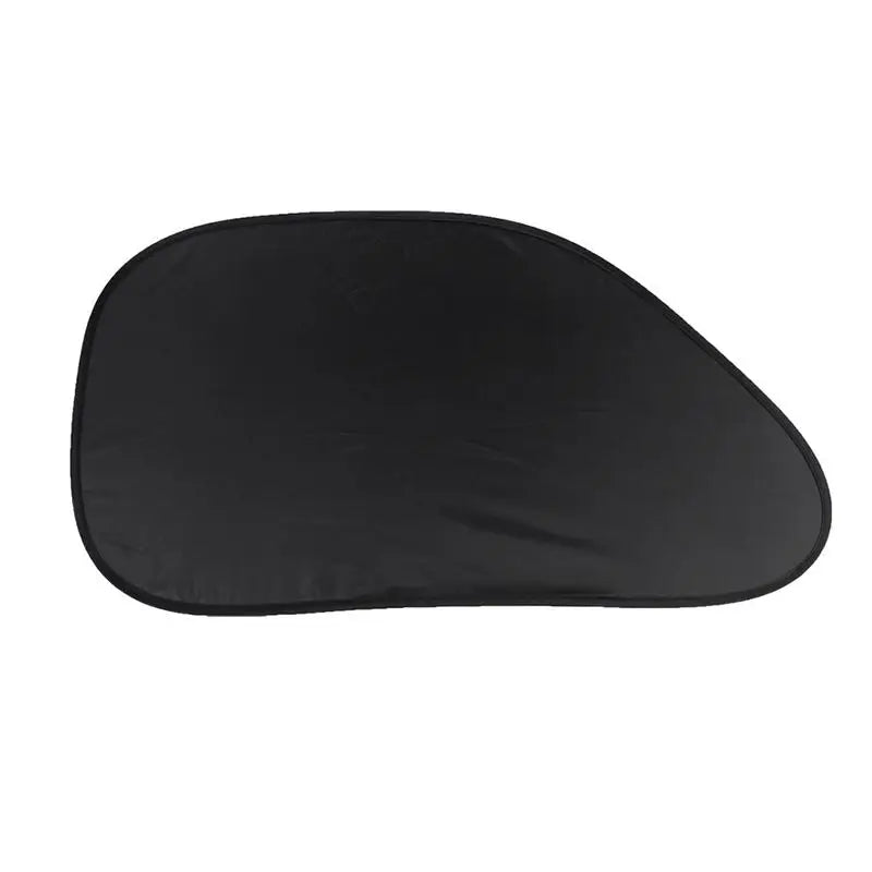 2pcs Auto Car Side Window Sunshade Black Silver Color