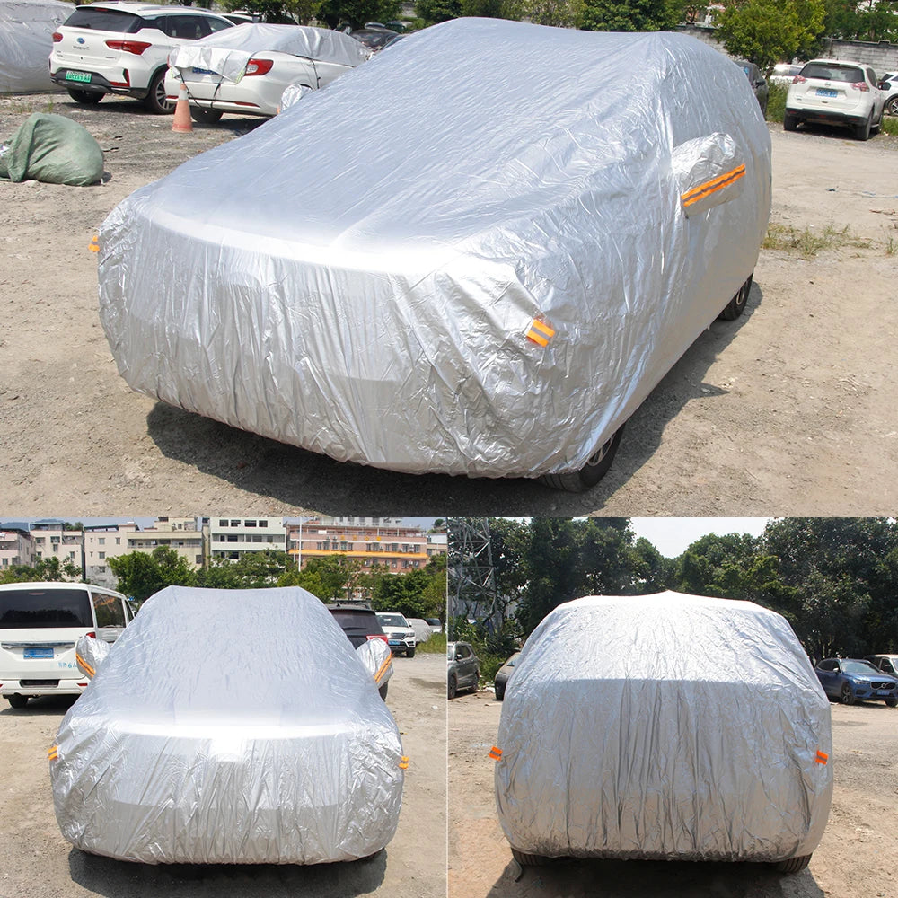 Cawanerl Car Cover Auto Anti UV Sun Rain Snow Protector Dust Proof Cover For Hyundai Atos Galloper Getz H-1 i10 i20 i30 i45 i800