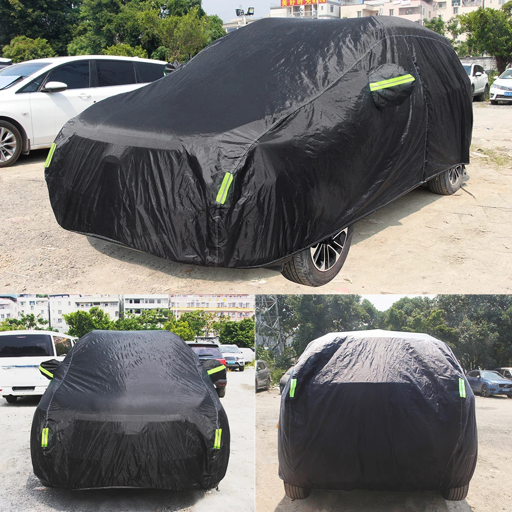 Cawanerl Car Cover Auto Anti UV Sun Rain Snow Protector Dust Proof Cover For Hyundai Atos Galloper Getz H-1 i10 i20 i30 i45 i800