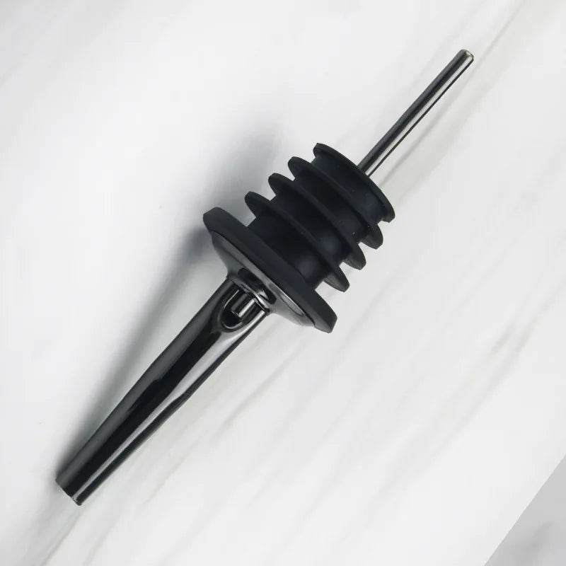 1PC Stainless Steel Oil Bottle Spout Pourer/Mouth with Stopper Flask Dry Red Wine Pot Bottle Cork Plug Olive Pourer Dispenser - P12 Hub Europe