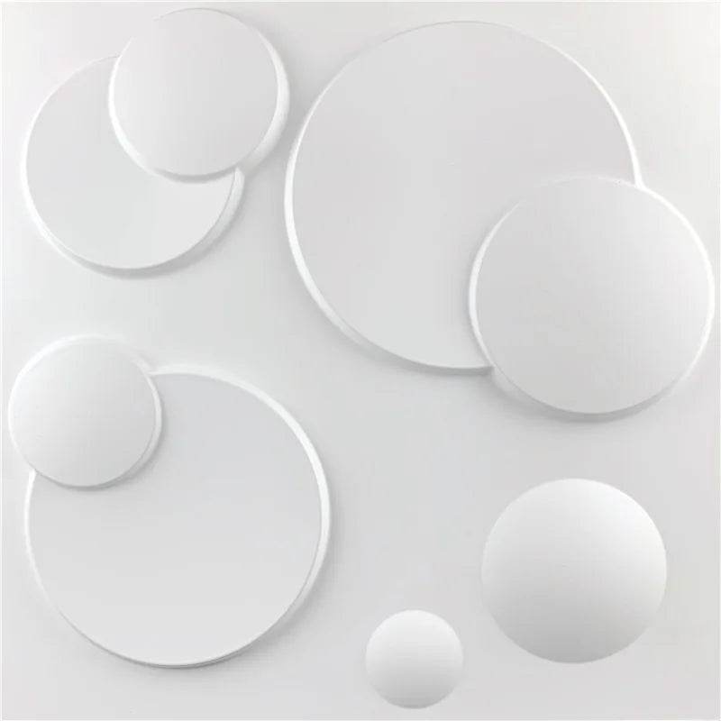 30x30cm 3D three-dimensional wall sticker decorative living room wallpaper mural waterproof 3D wall panel mold bathroom kitchen - P12 Hub Europe