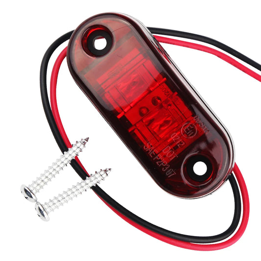 LED Trailer Truck Width Lamp Clearance Side Marker Light 12V 24V Submersible Clearance Lamp Turck Side Light Car Styling