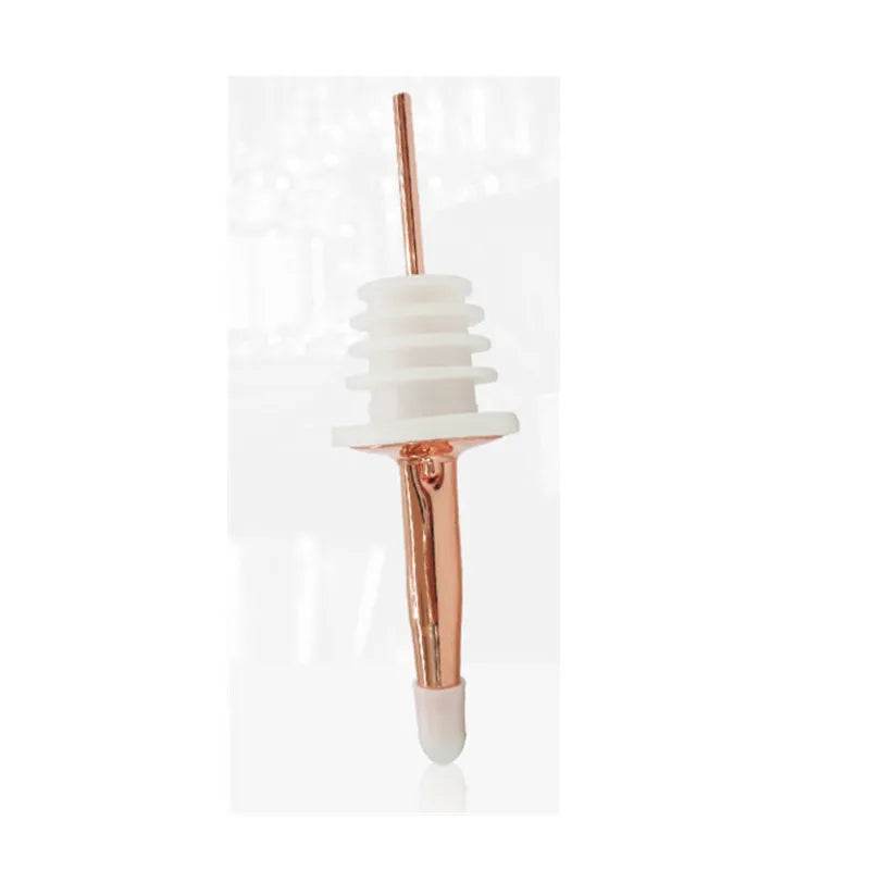 1PC Stainless Steel Oil Bottle Spout Pourer/Mouth with Stopper Flask Dry Red Wine Pot Bottle Cork Plug Olive Pourer Dispenser - P12 Hub Europe