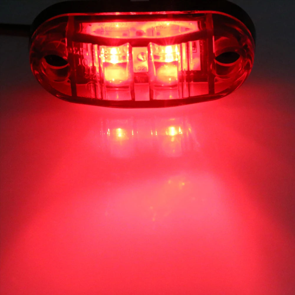 LED Trailer Truck Width Lamp Clearance Side Marker Light 12V 24V Submersible Clearance Lamp Turck Side Light Car Styling