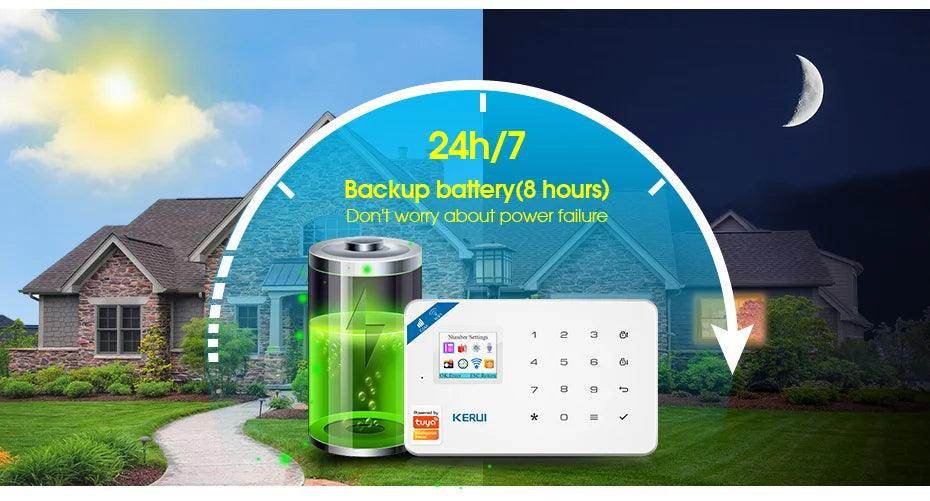 Alarm Smart KERUI W181 WiFi GSM Tuya - P12 Hub Europe
