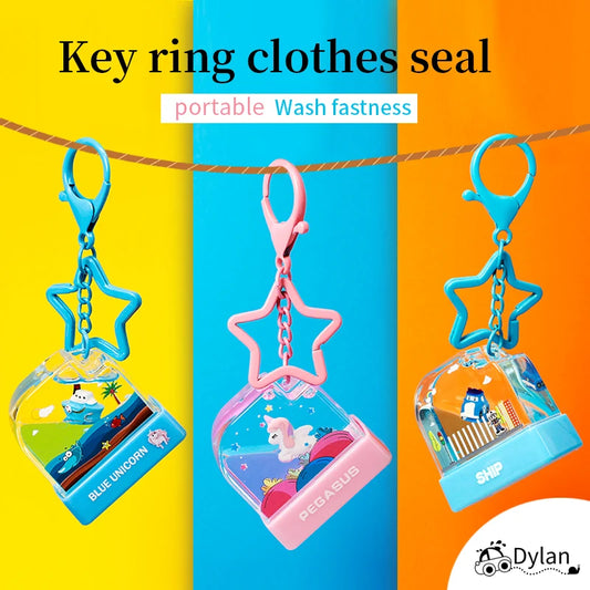 Children's Hang buckle Seal Stamp Toy Baby Student Clothes Chapter Custom  Name Word Waterproof Wash Not Faded Customized