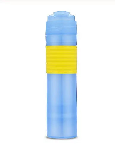 iCafilas 350ML Coffee Tea Portable French Press Coffee Maker Coffee Bottle Insulated Travel Mug Hand Pressure Coffee Pot For Car