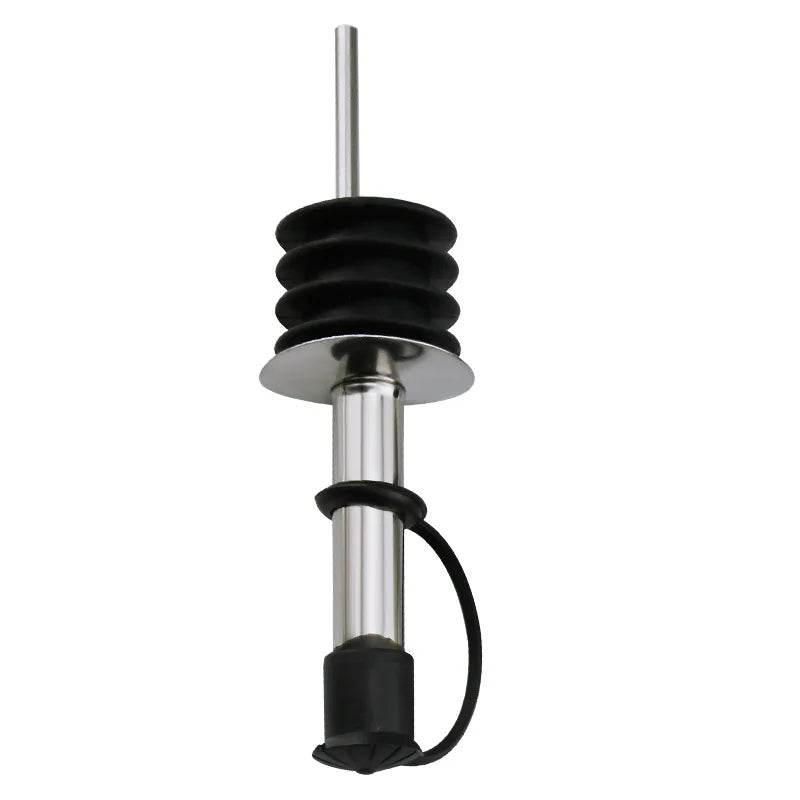1PC Stainless Steel Oil Bottle Spout Pourer/Mouth with Stopper Flask Dry Red Wine Pot Bottle Cork Plug Olive Pourer Dispenser - P12 Hub Europe