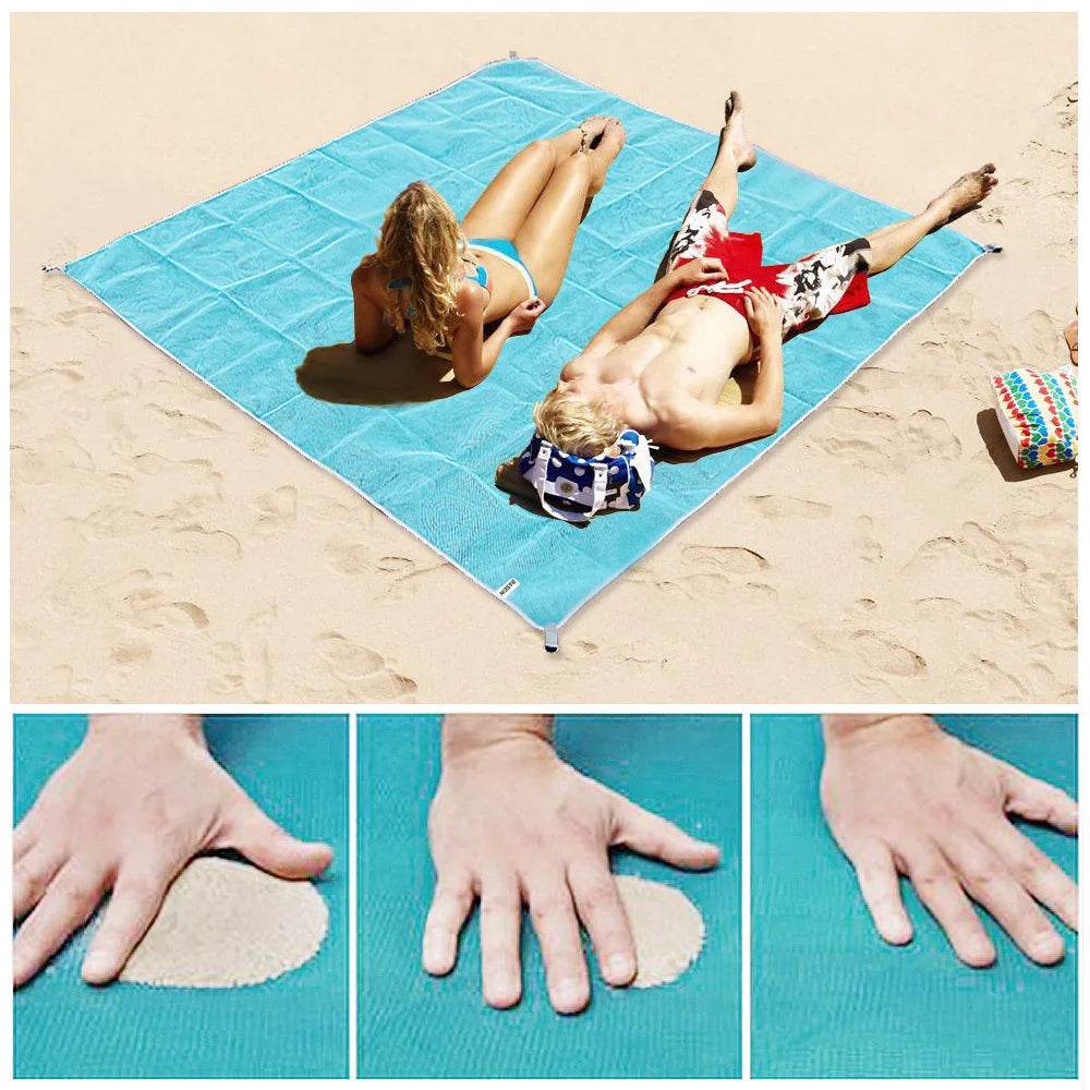 Beach Mat Magic Sand Beach Towels Blanket Portable Anti Sand Towel Beach Towel Travel Summer Mat Dropshipping Large Beachtowel - P12 Hub Europe