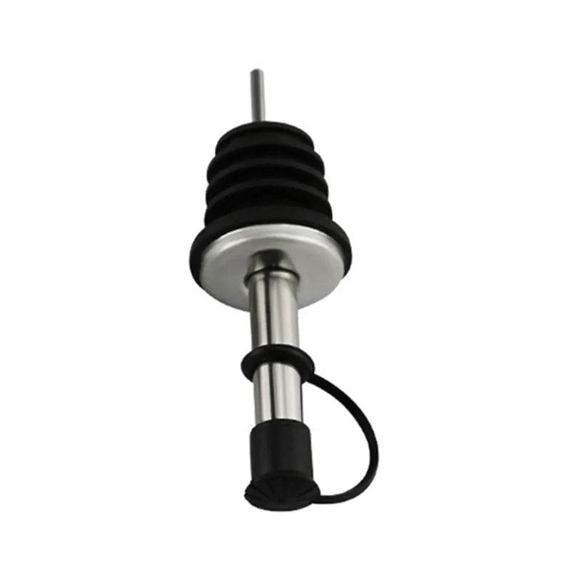 1PC Stainless Steel Oil Bottle Spout Pourer/Mouth with Stopper Flask Dry Red Wine Pot Bottle Cork Plug Olive Pourer Dispenser - P12 Hub Europe