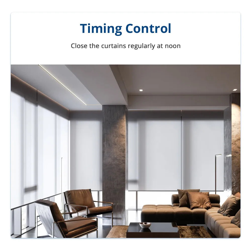 Zemismart WiFi 2N Electric Blinds Motor for 38mm Tube Smart Tubular Shutters Works with Tuya App Alexa Google Home Voice Control