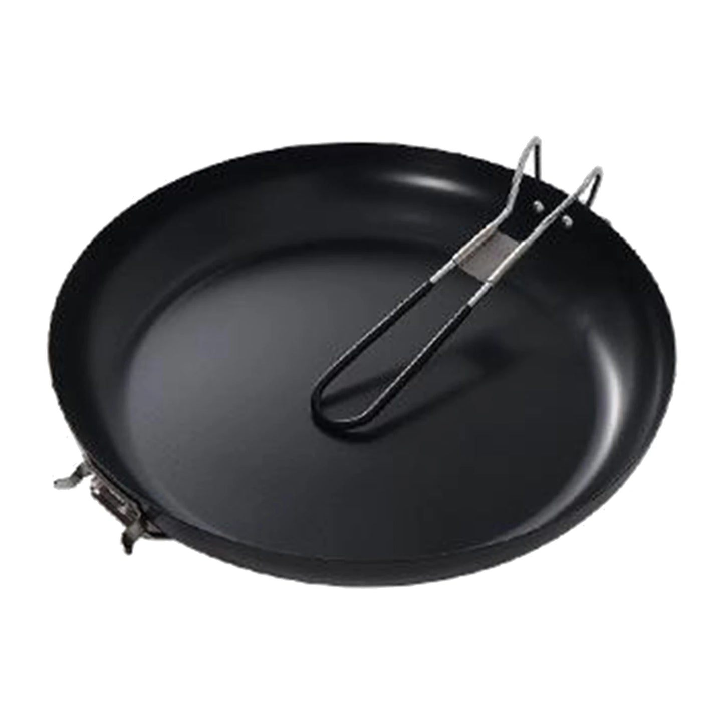 Mini Camping Cookware Nonstick Frying Pan Frypan Lightweight w/ Foldable Handle for Outdoor Hiking Picnic Backpacking