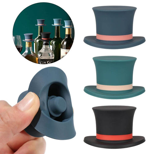 Silicone Champagne Wine Beer Bottle Cork Stopper Plug Wine Bottle Sealer Cap Stopper Bar Kitchen Tool Vacuum Sealed Sealer Plug - P12 Hub Europe