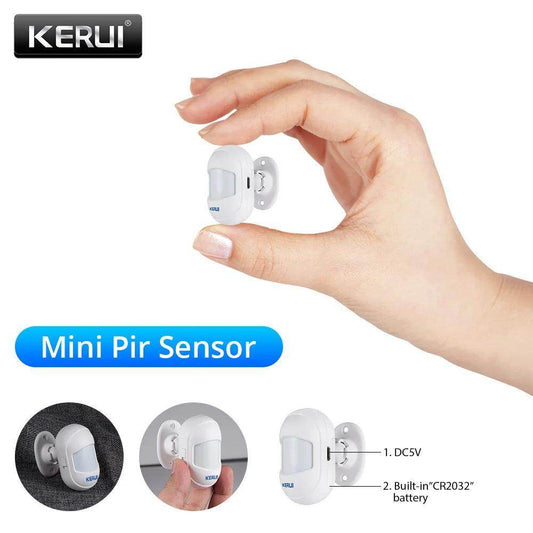 Mini Motion Detector, Wireless PIR | Movable Angle Home Security - P12 Hub Europe